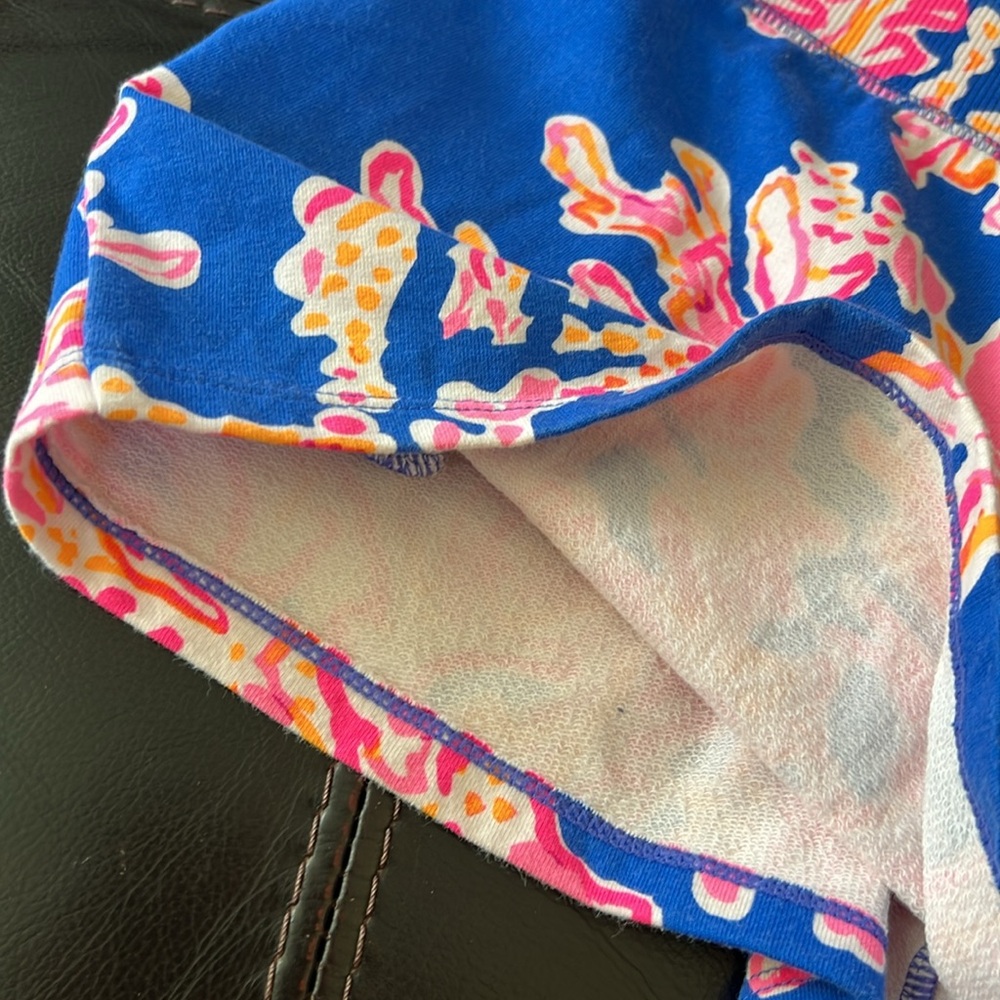 Lilly Pulitzer Electric Blue and Pink Coral Shorts - Picture 8 of 8